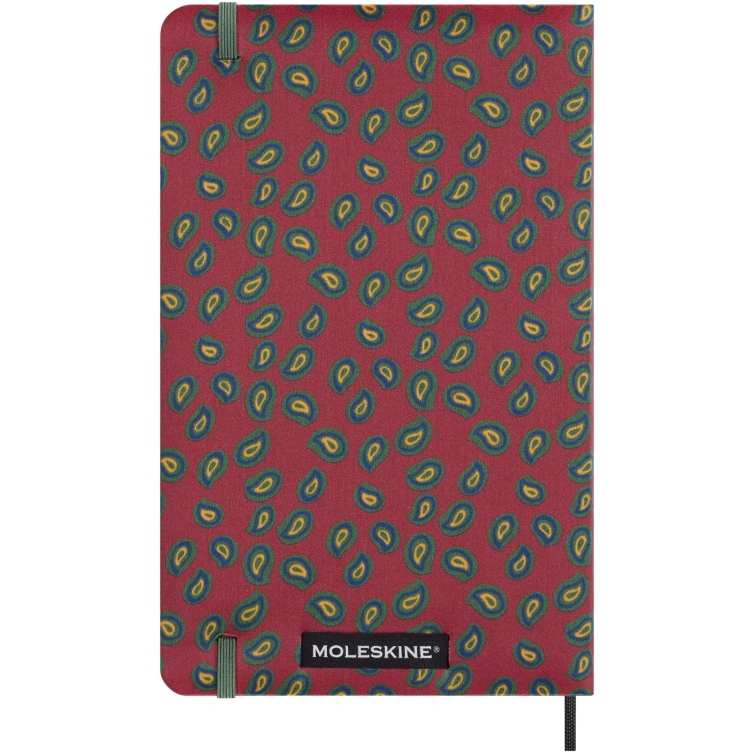 Professzionális selyem jegyzetfüzet L kemény borítóval szabályozott bordeaux-i színű Moleskine - 2
