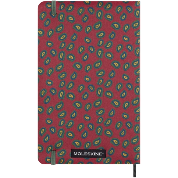 Professzionális selyem jegyzetfüzet L kemény borítóval szabályozott bordeaux-i színű Moleskine - 2