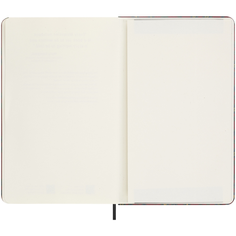 Professzionális selyem jegyzetfüzet L kemény borítóval szabályozott bordeaux-i színű Moleskine - 5