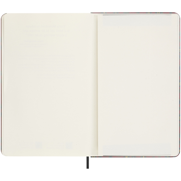 Professzionális selyem jegyzetfüzet L kemény borítóval szabályozott bordeaux-i színű Moleskine - 5
