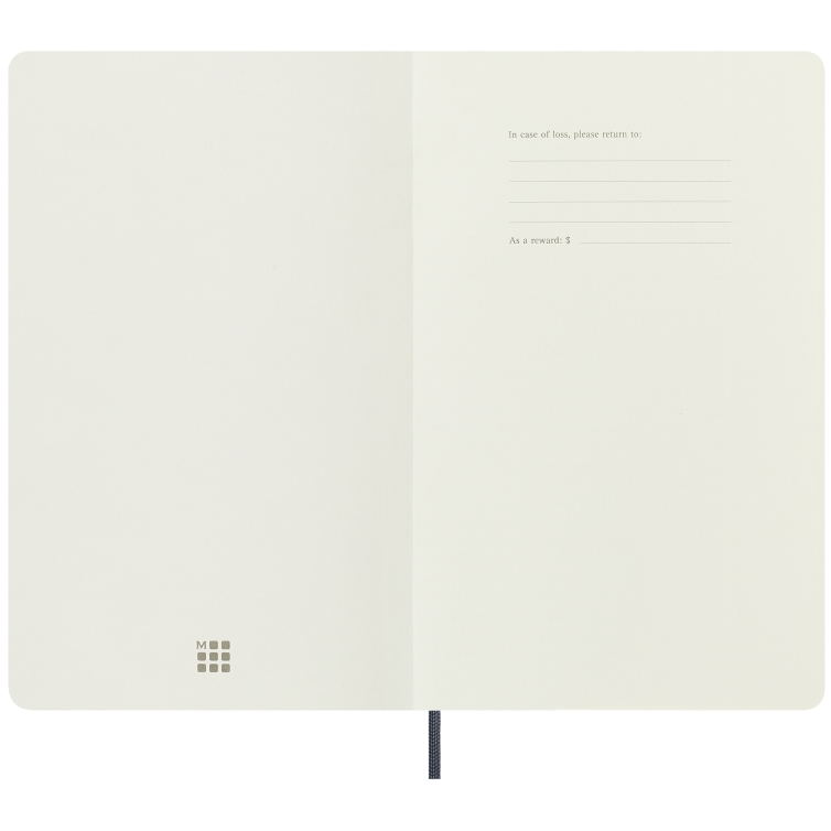 Precious and Ethical Capri Zápisník L mäkký linajkový petrolejový Moleskine - 3