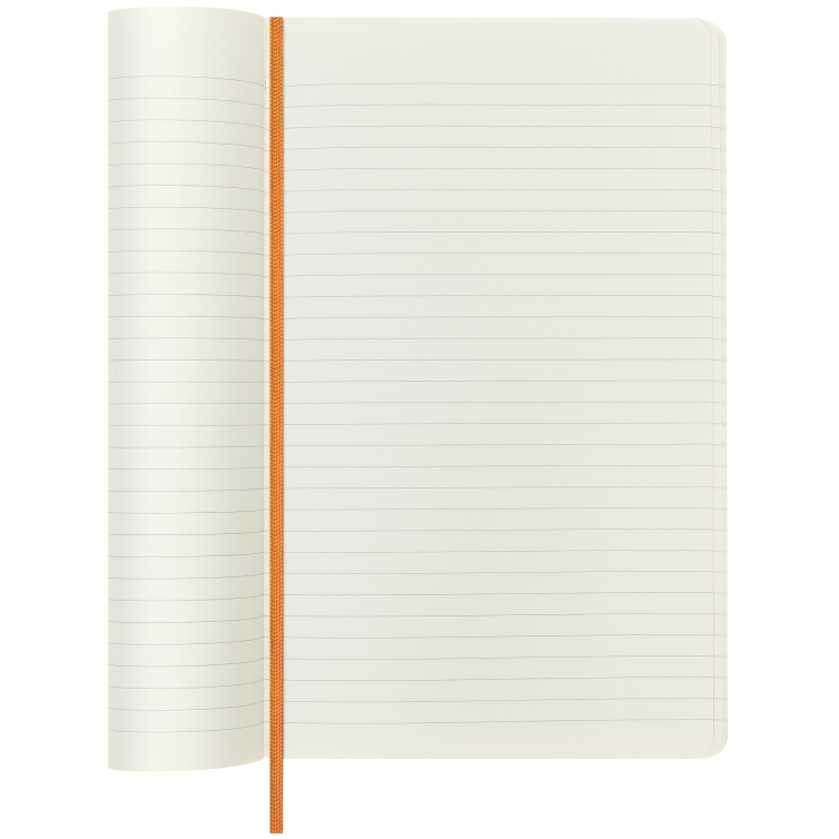 Precious and Ethical Capri Notebook L soft cover ruled orange Moleskine - 4
