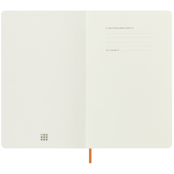 Precious and Ethical Capri Notebook L soft cover ruled orange Moleskine - 5
