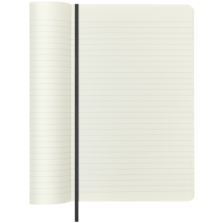 Precious and Ethical Boa Zápisník L mäkký linajkový čierny Moleskine - 4