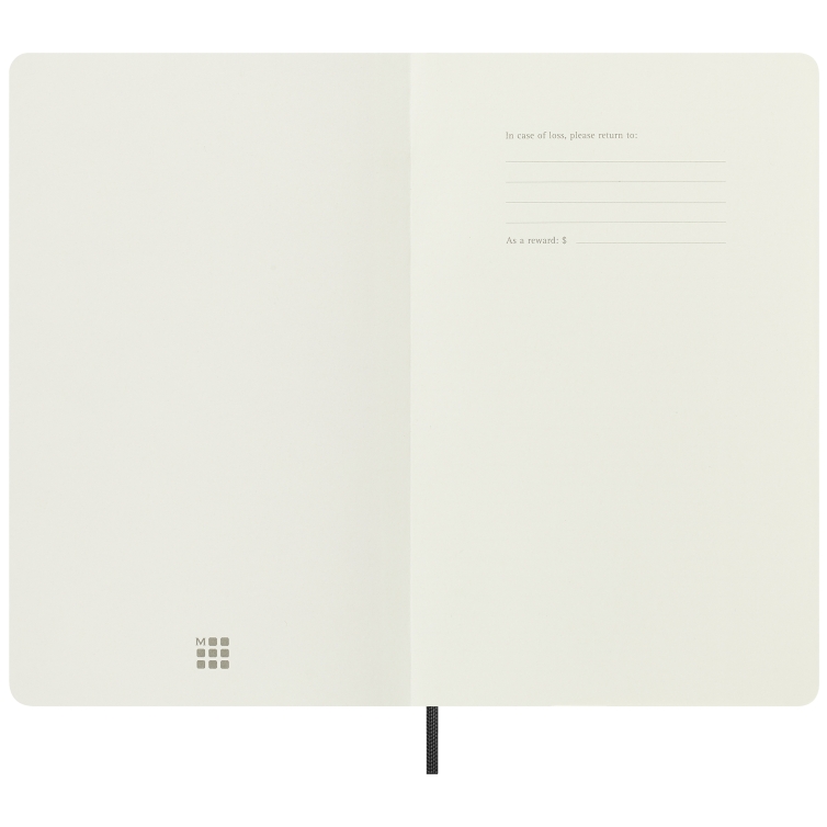 Precious and Ethical Boa Zápisník L mäkký linajkový čierny Moleskine - 3