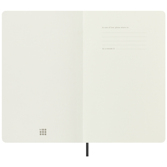 Precious and Ethical Boa Zápisník L mäkký linajkový čierny Moleskine - 3