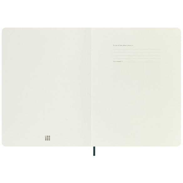 Precious and Ethical Boa Zápisník XL mäkký linajkový zelený Moleskine - 3