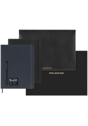 Unna dig eko-lyxen med presentsetet Precious and Ethical Boa Notebooks XL och Reservoarpenna, ett presentset med två Moleskine anteckningsböcker och en fin Kaweco penna. Tillverkade av 100 % veganska material och med en elegant ormskinnseffekt är dessa anteckningsböcker handbundna och försedda med en mjuk rygg, medan den ergonomiska Kaweco -pennan garanterar smidig skrivning. Detta set är inte bara ett stiluttryck utan också en bekräftelse på miljömedvetenhet.