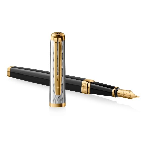 Reflections of Paris Exception Deluxe Black GT Plniace pero Waterman - 4