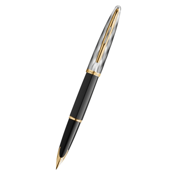 Reflections of Paris Caréne Deluxe Black GT Plniace pero Waterman - 1