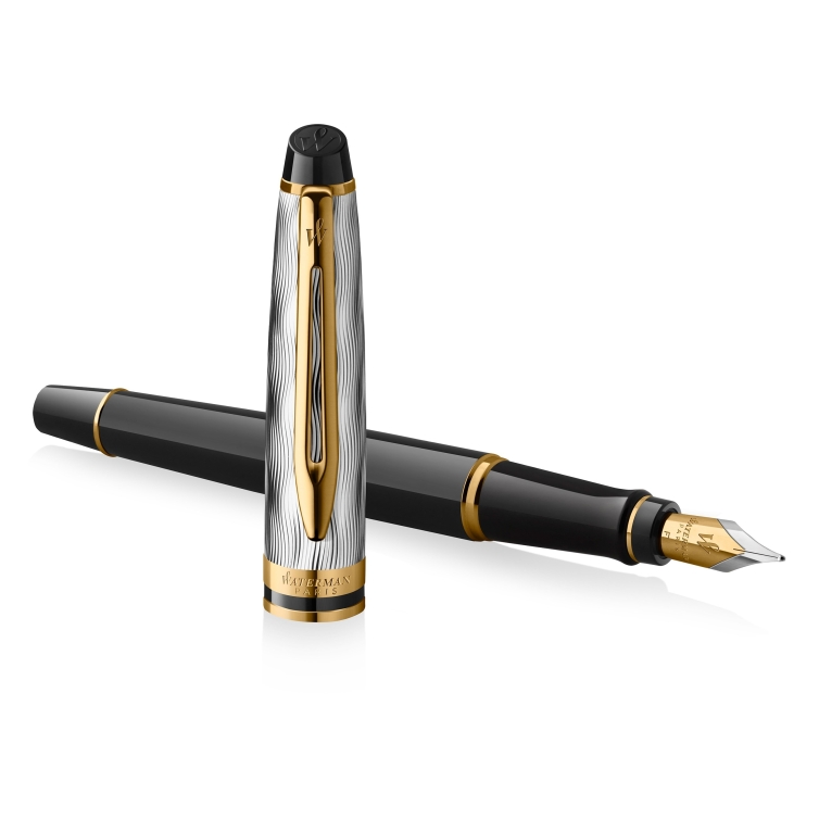Reflections of Paris Expert Deluxe Black GT Plniace pero Waterman - 4