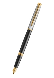 Descoperiți eleganța stiloului Reflections of Paris Hémisphére Deluxe Black GT, o ediție specială inspirată de romantismul Paris și de valurile Senei. Acest stilou impresionant combină alama neagră lăcuită cu un peniță din oțel inoxidabil placat cu aur, oferind atât opțiuni de umplere cu cartuș, cât și cu convertor. Realizat cu 140 de ani de expertiză, acesta încapsulează vibrația vieții urbane, devenind un must-have pentru cei care caută rafinamentul.
