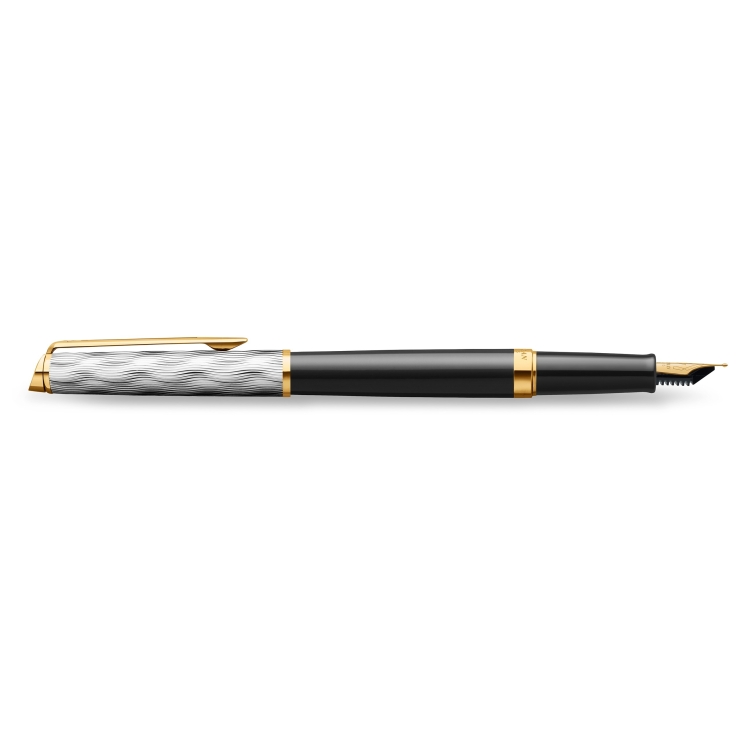 Reflections of Paris Hémisphére Deluxe Black GT Fountain Pen Waterman - 3