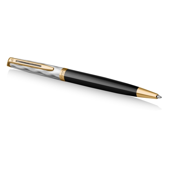 Reflections of Paris Hémisphére Deluxe Black GT Ballpoint Pen Waterman - 3