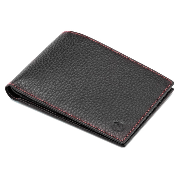 Wallet Credit Card Large black and red Montegrappa - 1