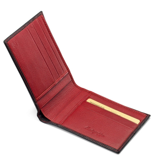 Wallet Credit Card Large black and red Montegrappa - 2