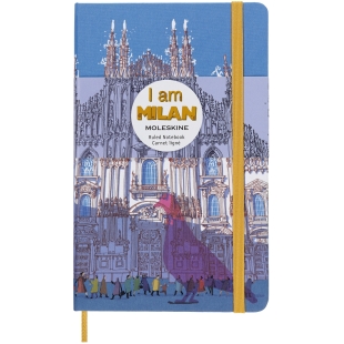 I am Milan Limitovaná edícia Zápisník L linajkový Moleskine - 1