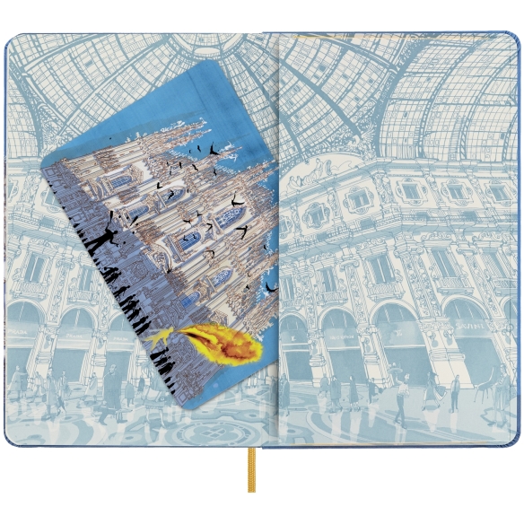 I am Milan Limitovaná edícia Zápisník L linajkový Moleskine - 5