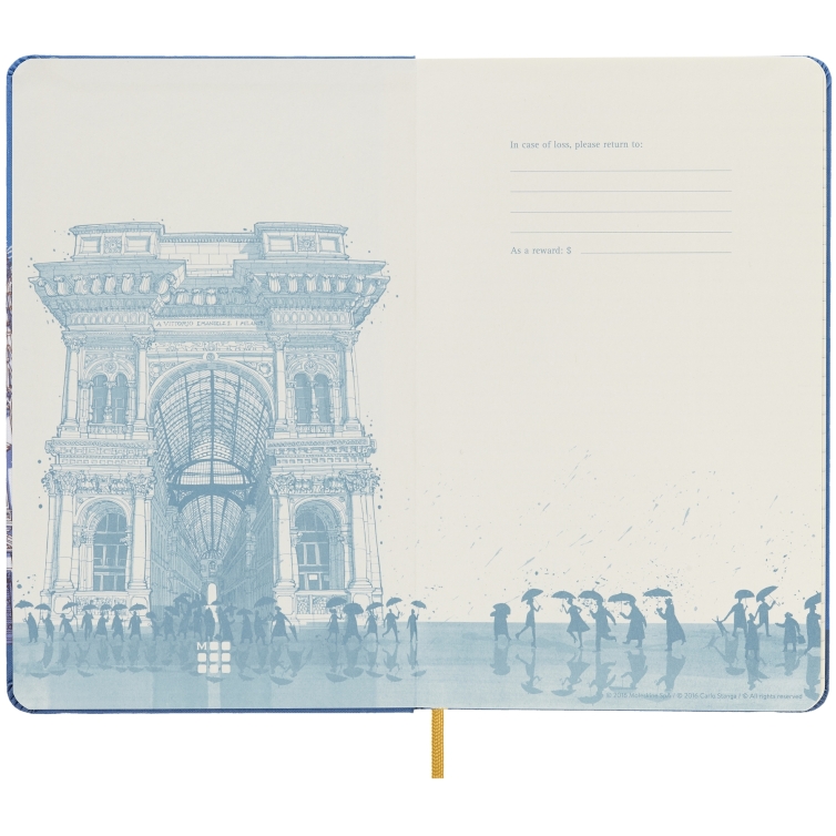 I am Milan Limitovaná edícia Zápisník L linajkový Moleskine - 6