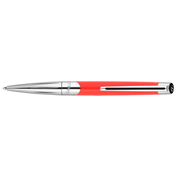 Defi Millennium Ballpoint Pen silver and red S.T. Dupont - 1