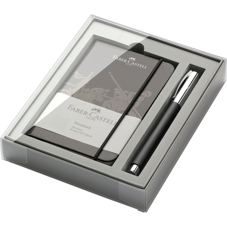 Darilni set Ambition Precious Resin Roller črne barve Faber-Castell - 1