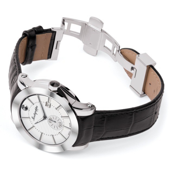 NeroUno Quartz Hodinky Steel Silver Dial MONTEGRAPPA - 1
