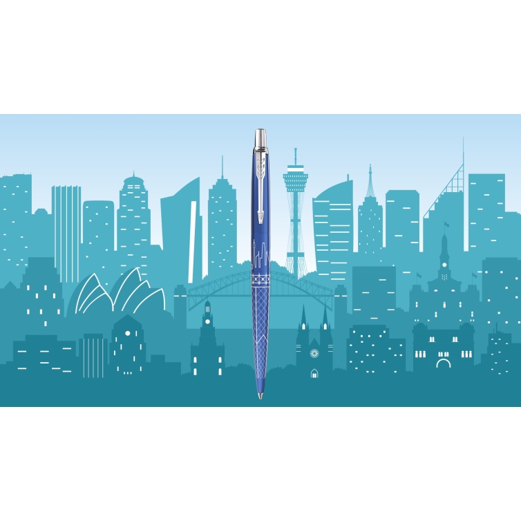 Jotter Global Picts Sydney Blauw CT Balpen Parker - 5