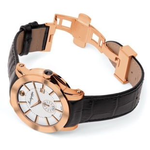 NeroUno Quartz Hodinky Rose Gold Silver Dial MONTEGRAPPA - 1