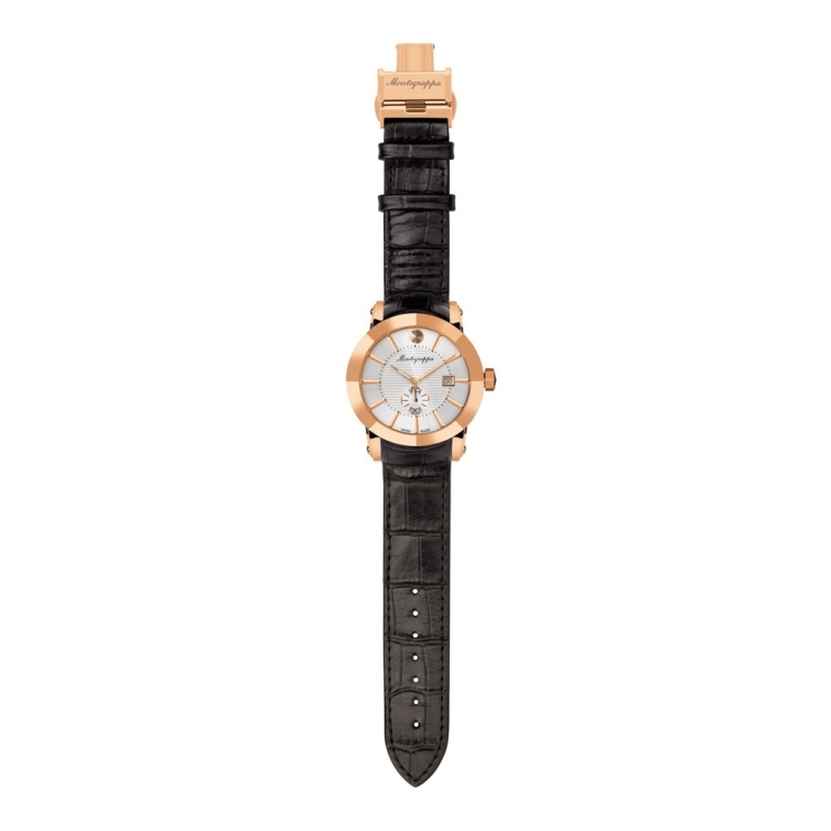 NeroUno Quartz Hodinky Rose Gold Silver Dial MONTEGRAPPA - 2