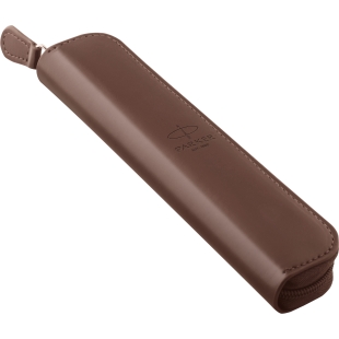PU Pen Case brown Parker - 1