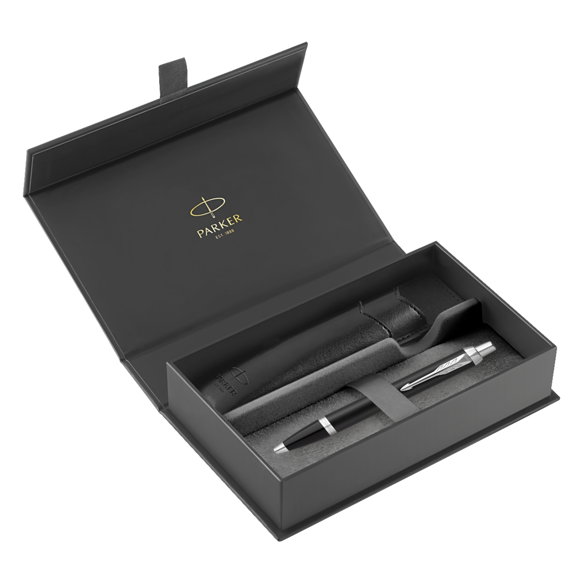 Parker - Im Essential Ct Gift Set Ballpoint Pen And Case Matte Black