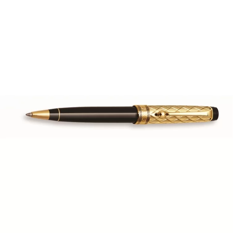 Riflessi Black with Gold Ballpoint Pen AURORA - 1