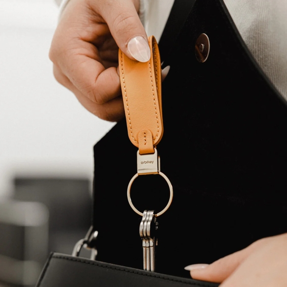 copy of 2.0 Saffiano Přívěsek na klíče oxfordsky modrý Orbitkey - 4