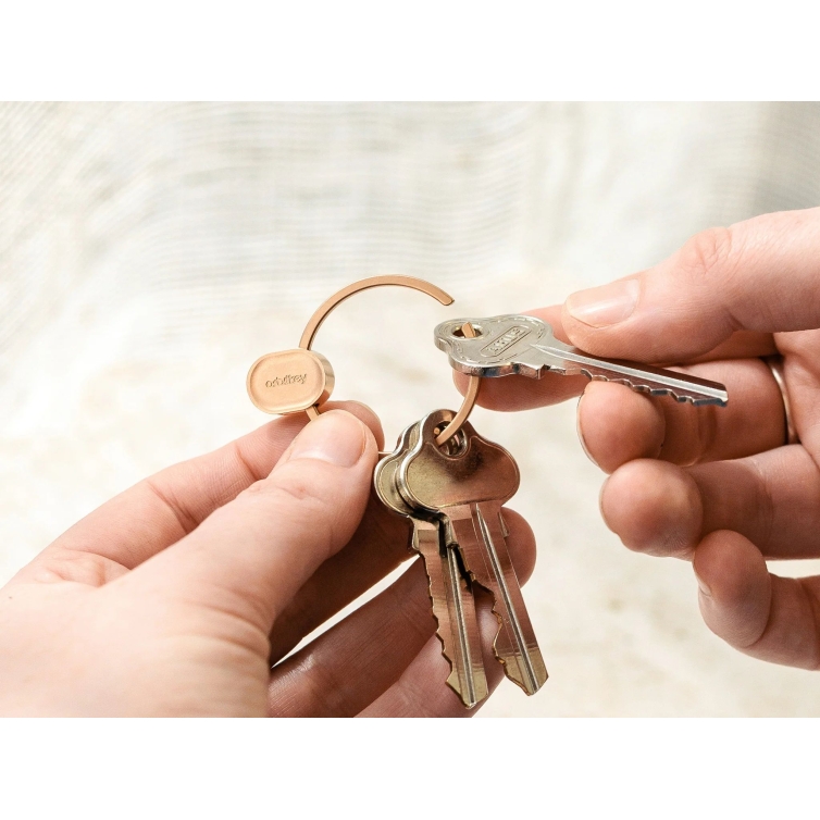 Set di 3 portachiavi, passante per cintura, astuccio, custodia