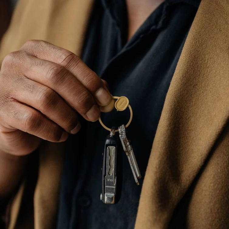 Porte-clés V2 or jaune Orbitkey - 6