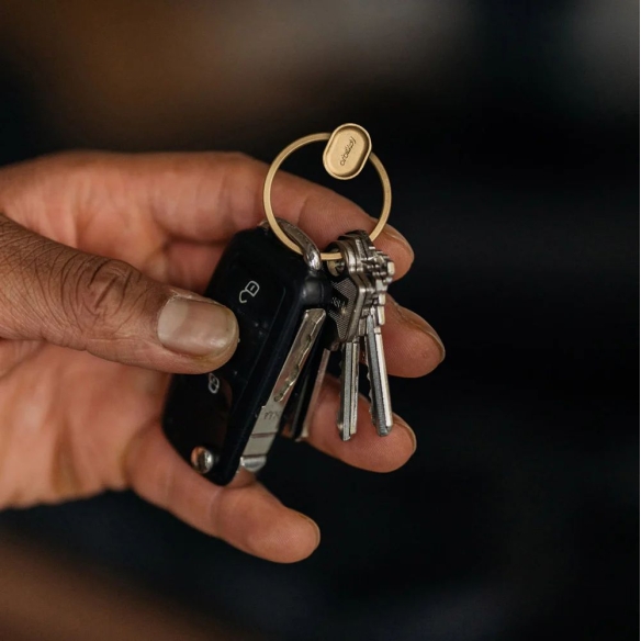 Porte-clés V2 or jaune Orbitkey - 5