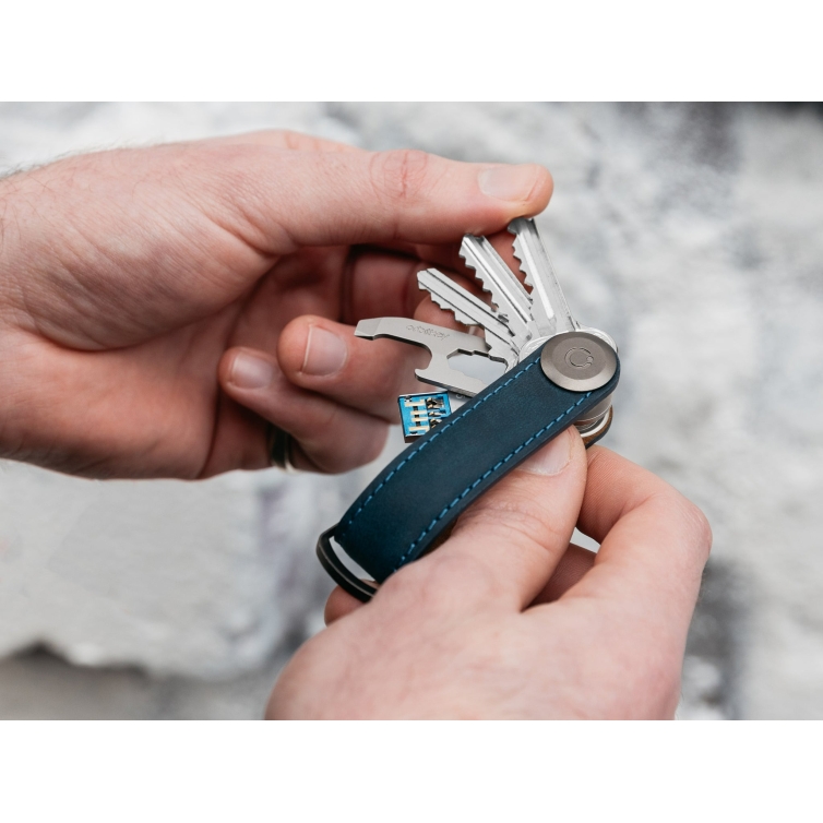 2.0 Crazy Horse Key Organiser marine blue Orbitkey - 6