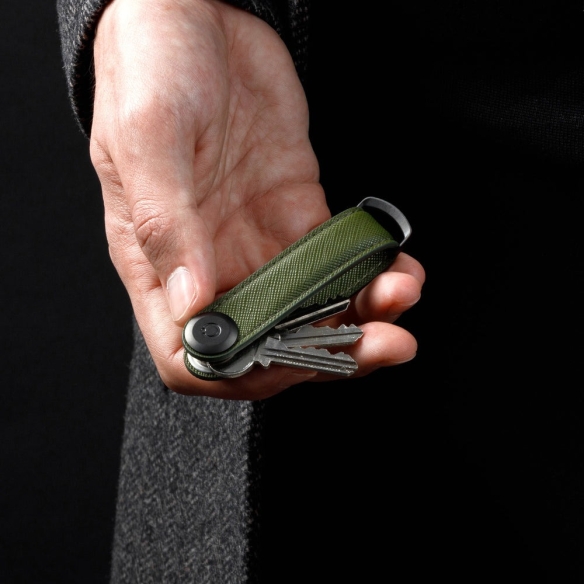 2.0 Saffiano Kľúčenka olive Orbitkey - 5