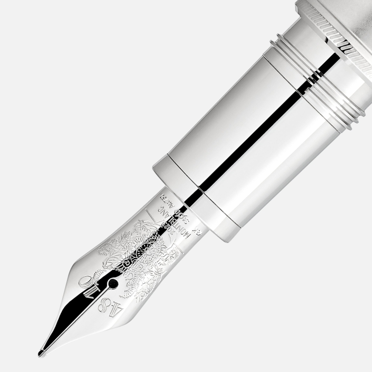 copy of Meisterstück Glacier Doué Fountain pen blue Montblanc - 6