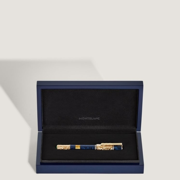 copy of Meisterstück Glacier Doué Fountain pen blue Montblanc - 7