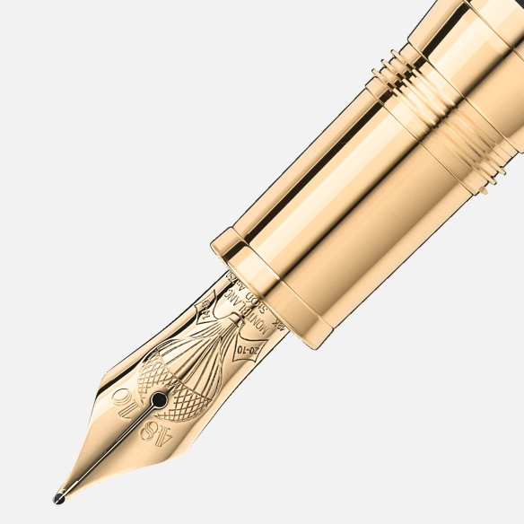 copy of Meisterstück Glacier Doué Fountain pen blue Montblanc - 5