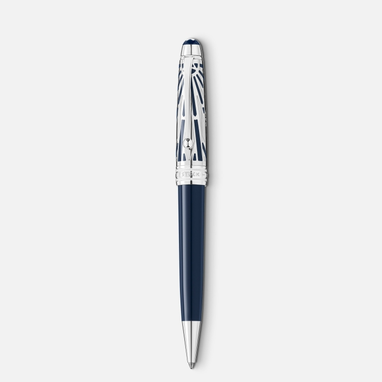 copy of Meisterstück Glacier Doué Fountain pen blue Montblanc - 1