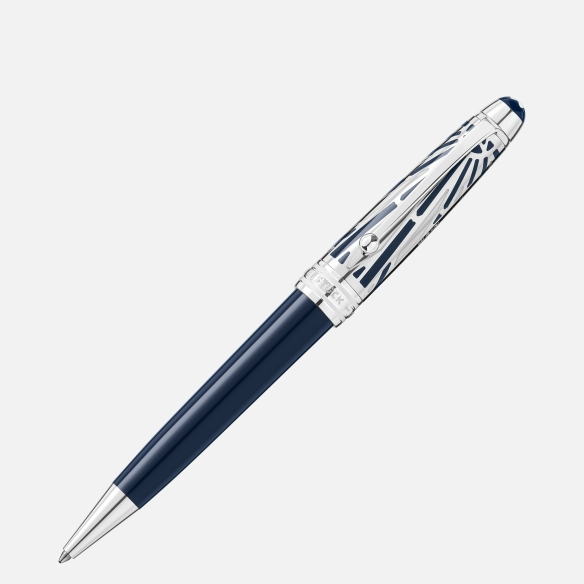 copy of Meisterstück Glacier Doué Fountain pen blue Montblanc - 3