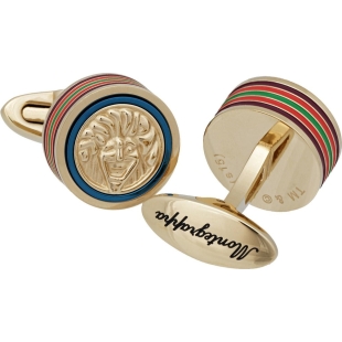 DC Comics Villains Joker Cufflinks gold Montegrappa - 2