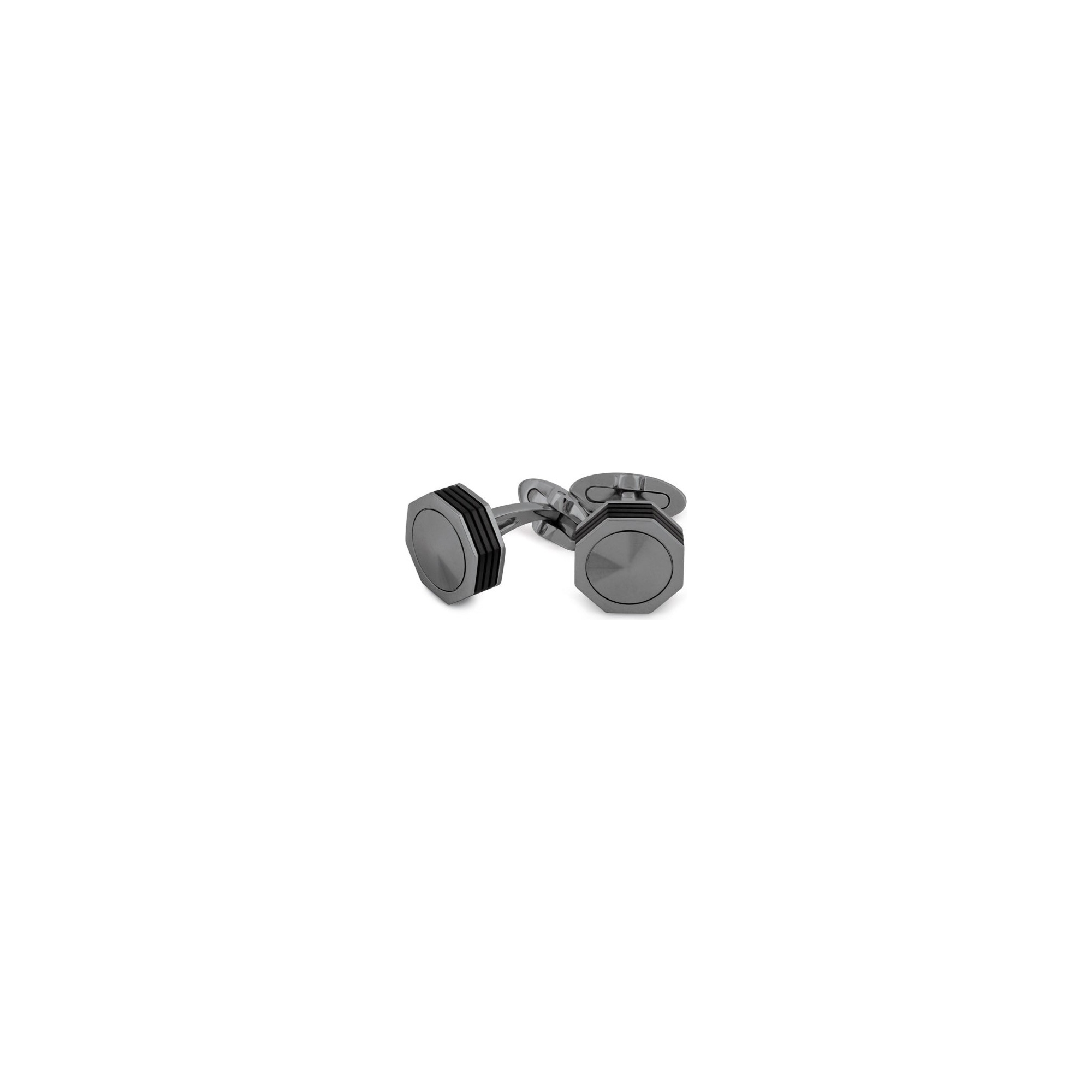 Montegrappa - Nerouno Linea Gunmetal Cufflinks