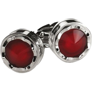 Parola Cufflinks red glass Montegrappa - 1