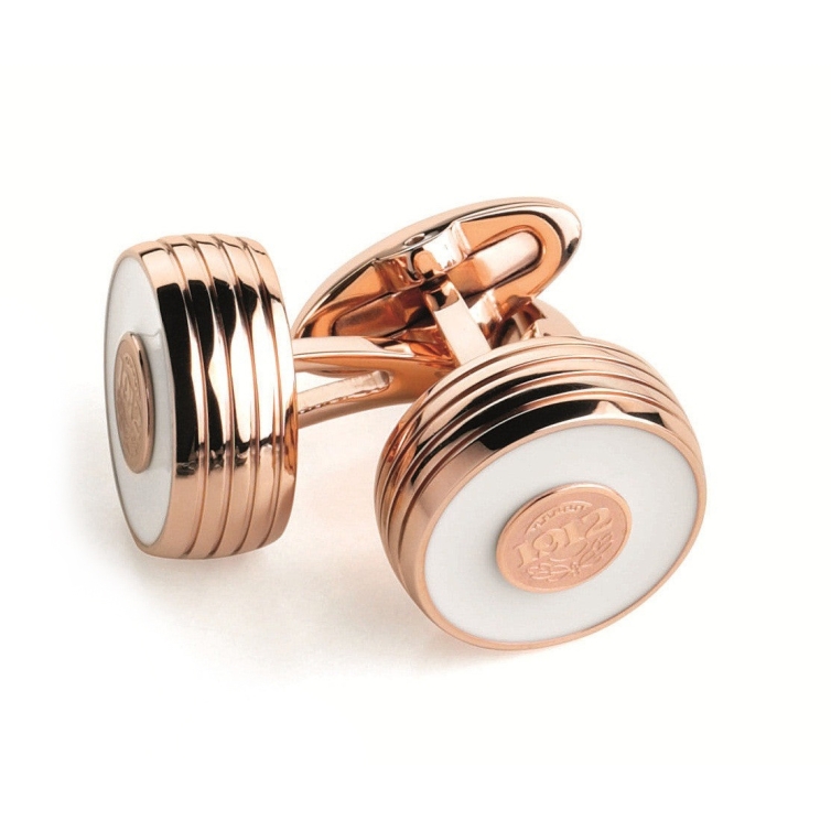 Piacere Manschettenknöpfe Roségold weiß Montegrappa - 1