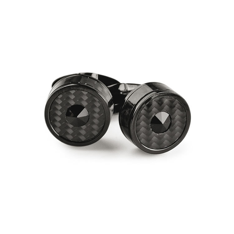 Classic Gemelos de filigrana negro carbón Montegrappa - 1