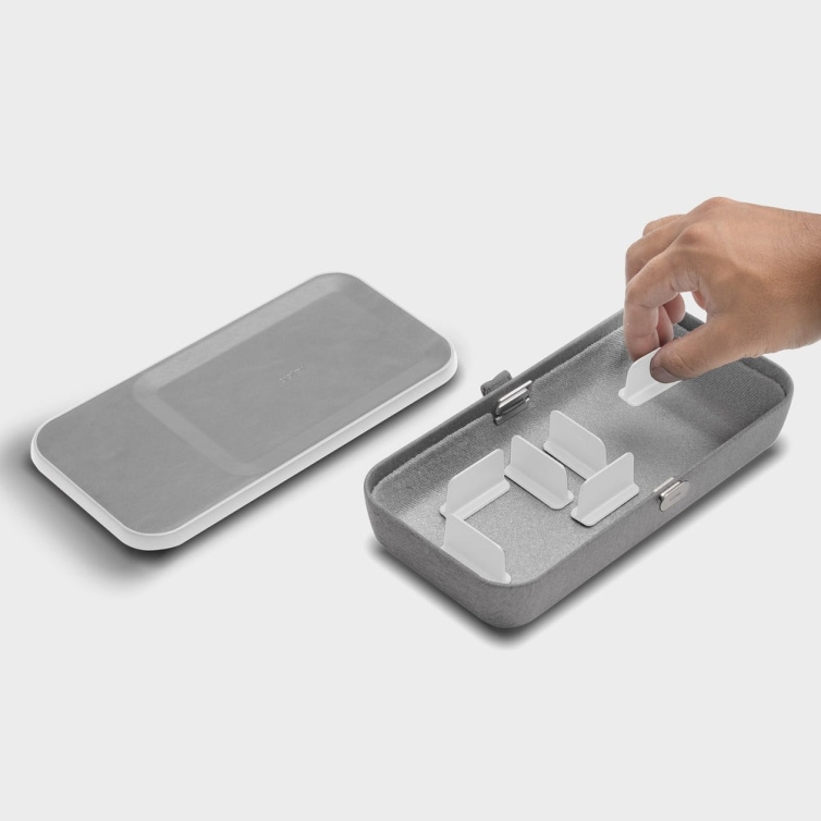 Nest V2 Puzdro a bezdrôtová nabíjačka ash Orbitkey - 4