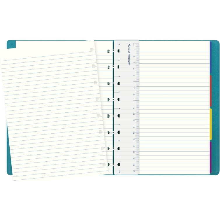 Saffiano Notebook A5 aquamarine Filofax - 3